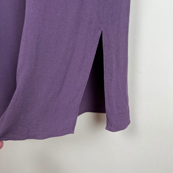 Aritzia Wilfred Midi Maxi Slip Shift Dress Wedding Guest Casual Sleeveless Sun - Picture 7 of 9